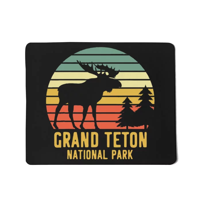 Grand Teton National Park Moose Vacation Travel Mousepad