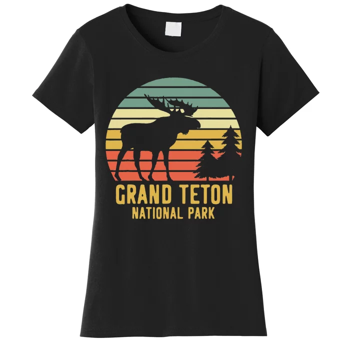 Grand Teton National Park Moose Vacation Travel Women's T-Shirt