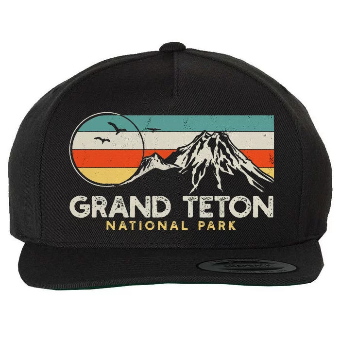 Grand Teton National Park Wool Snapback Cap