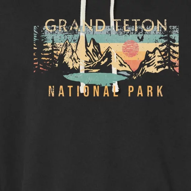 Grand Teton National Park Garment-Dyed Fleece Hoodie