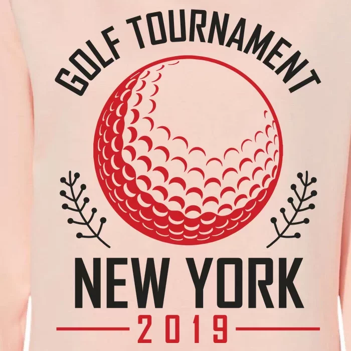 Golf Tournament New York Womens California Wash Sweatshirt