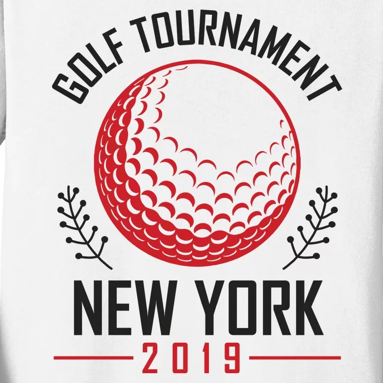 Golf Tournament New York Kids Long Sleeve Shirt