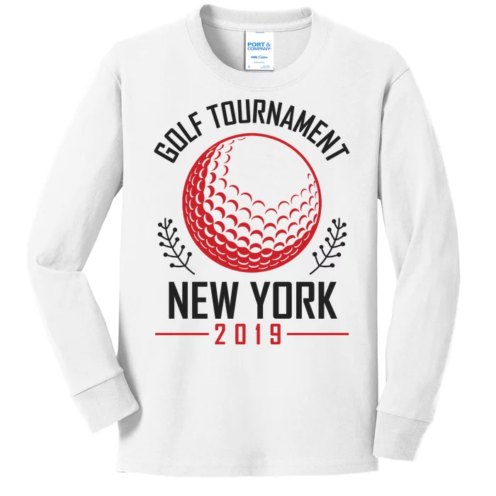 Golf Tournament New York Kids Long Sleeve Shirt