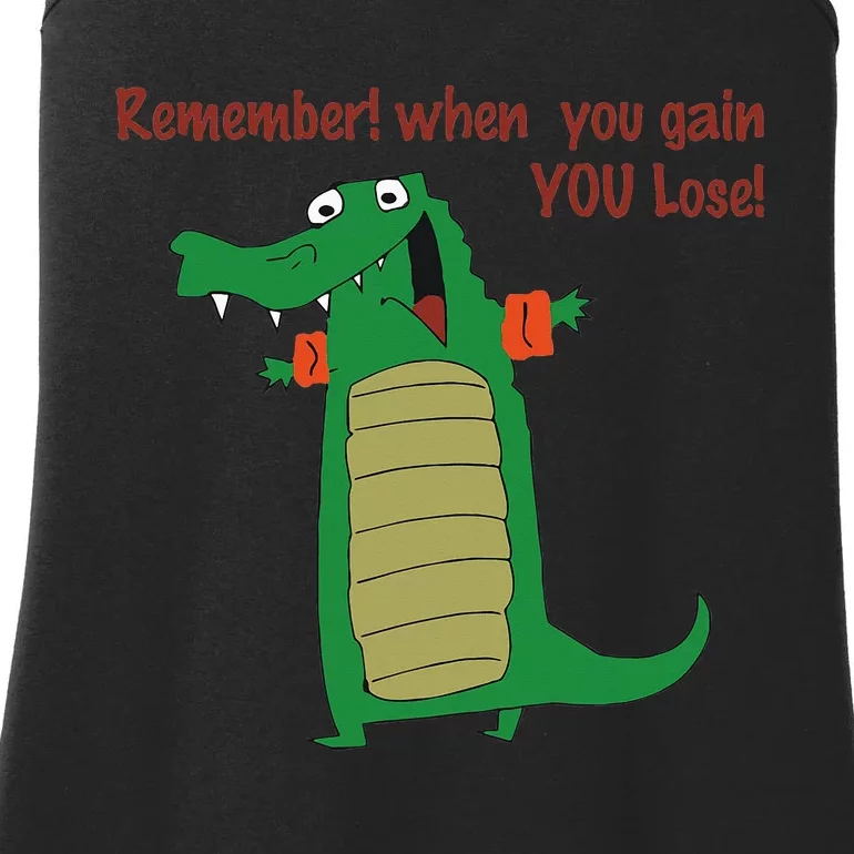 Gary The No Gain Gator Ladies Essential Tank