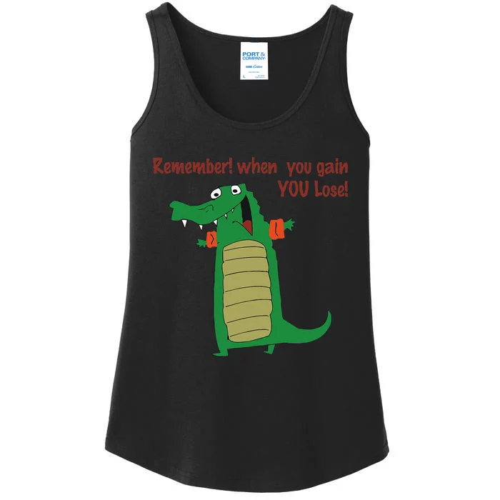 Gary The No Gain Gator Ladies Essential Tank