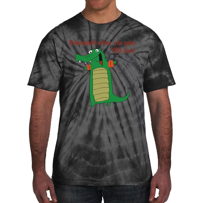 Gary The No Gain Gator Tie-Dye T-Shirt