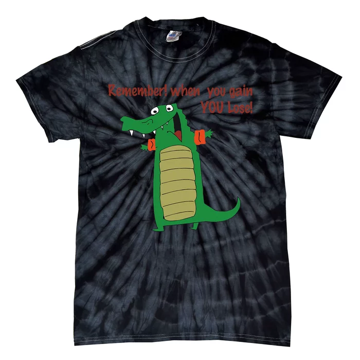 Gary The No Gain Gator Tie-Dye T-Shirt