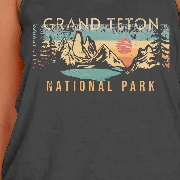 Grand Teton National Park Women's Knotted Racerback Tank