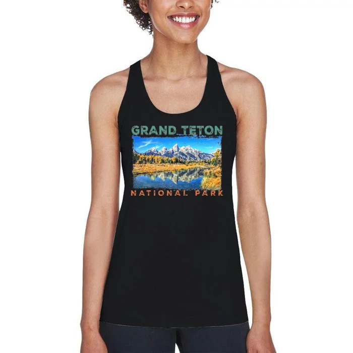 Grand Teton National Park Moose Women's Racerback Tank