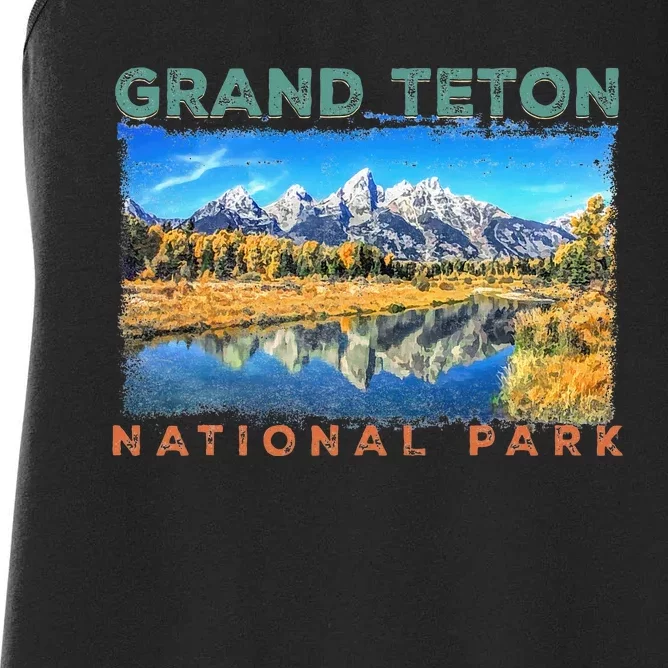 Grand Teton National Park Moose Women's Racerback Tank