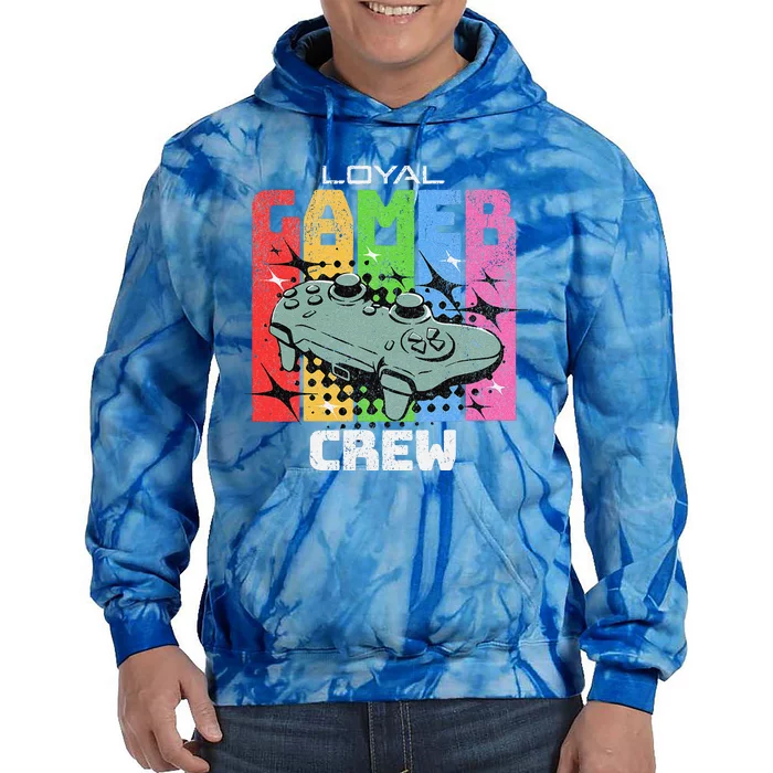 Gaming Team Online Tournaments Lan Party Crew Gamer Tie Dye Hoodie