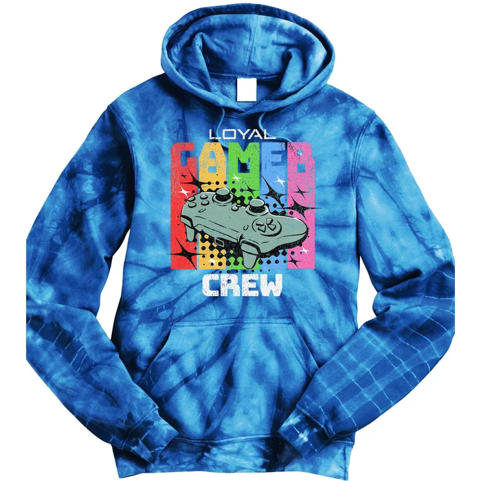 Gaming Team Online Tournaments Lan Party Crew Gamer Tie Dye Hoodie