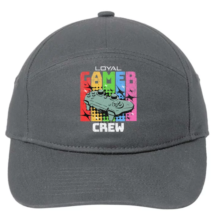 Gaming Team Online Tournaments Lan Party Crew Gamer 7-Panel Snapback Hat