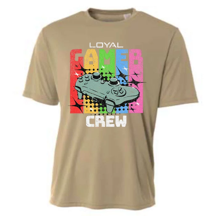 Gaming Team Online Tournaments Lan Party Crew Gamer Cooling Performance Crew T-Shirt