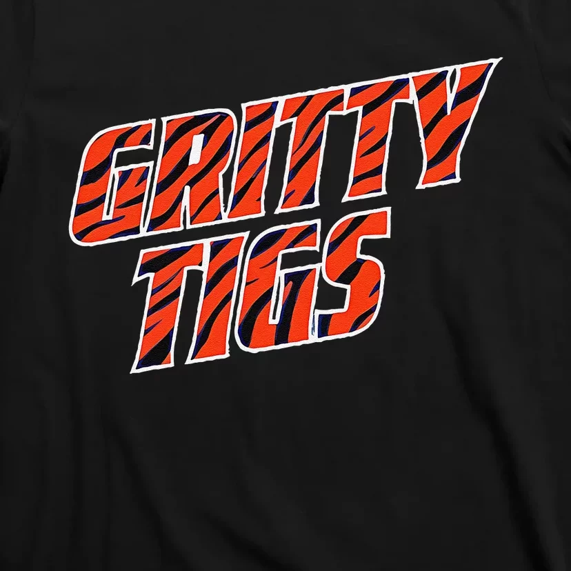 Gritty Tigs October Ready Baseball Fans 2024 T-Shirt