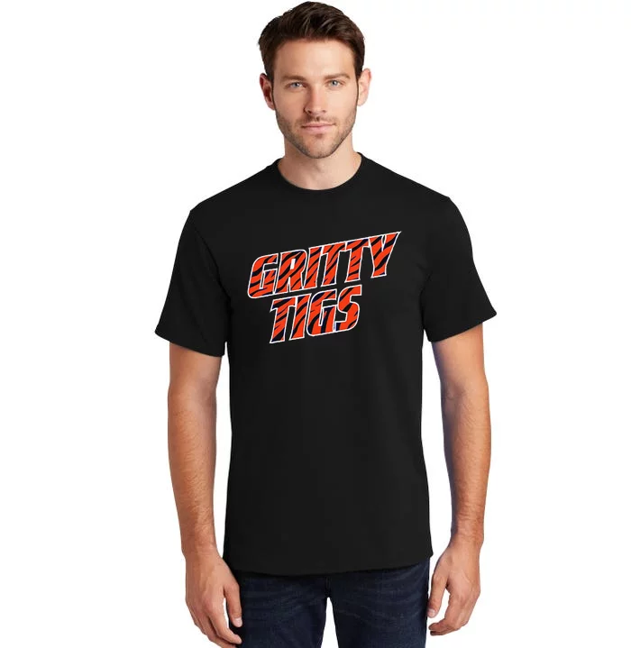 Gritty Tigs October Ready Baseball Fans 2024 Tall T-Shirt