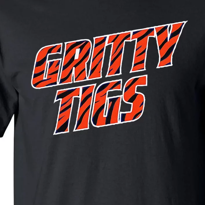 Gritty Tigs October Ready Baseball Fans 2024 Tall T-Shirt