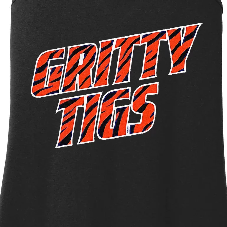 Gritty Tigs October Ready Baseball Fans 2024 Ladies Essential Tank