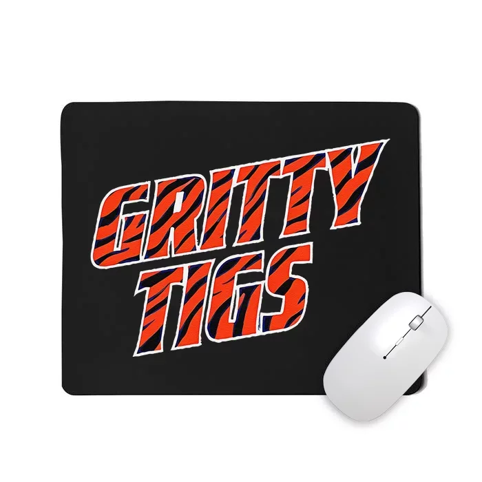 Gritty Tigs October Ready Baseball Fans 2024 Mousepad