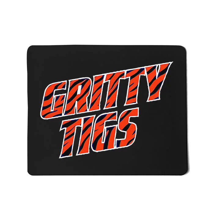 Gritty Tigs October Ready Baseball Fans 2024 Mousepad