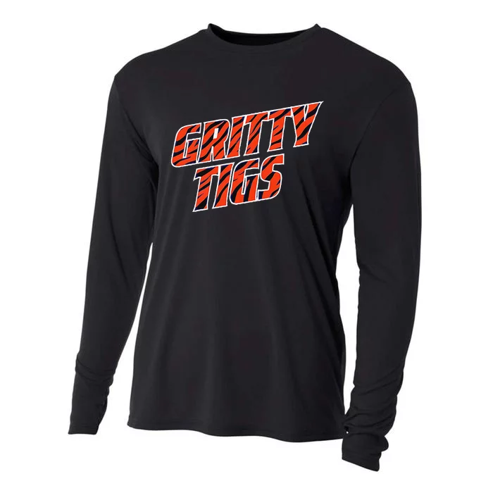 Gritty Tigs October Ready Baseball Fans 2024 Cooling Performance Long Sleeve Crew