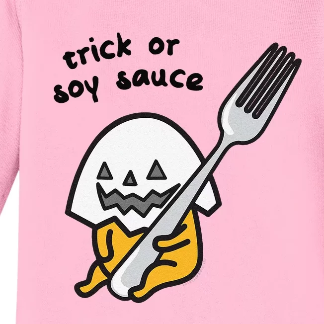 Gudetama Trick Or Treat Halloween Baby Long Sleeve Bodysuit