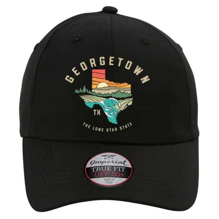 Georgetown Texas Outdoors Vintage Nature Illustration Gift The Original Performance Cap