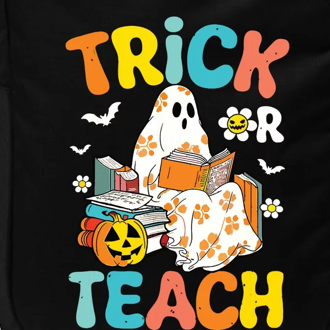 Groovy Trick Or Teach Funny Teacher Halloween Costume Impact Tech Backpack