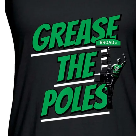 Grease The Poles Philadelphia Football Ladies Essential Flowy Tank