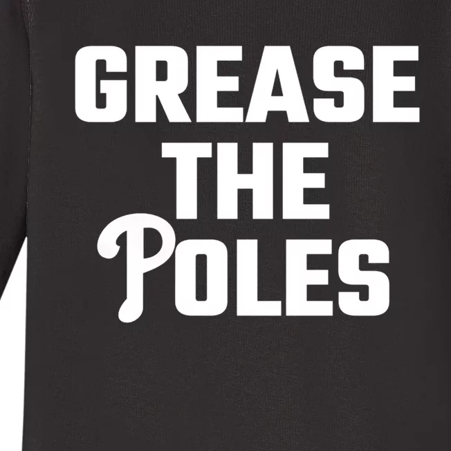 Grease The Poles Philadelphia Baby Long Sleeve Bodysuit