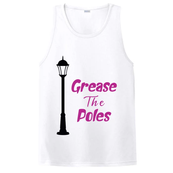 Grease The Poles Philadelphia Baseball Funny Performance Tank