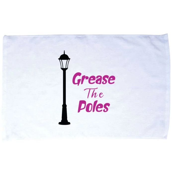 Grease The Poles Philadelphia Baseball Funny Microfiber Hand Towel