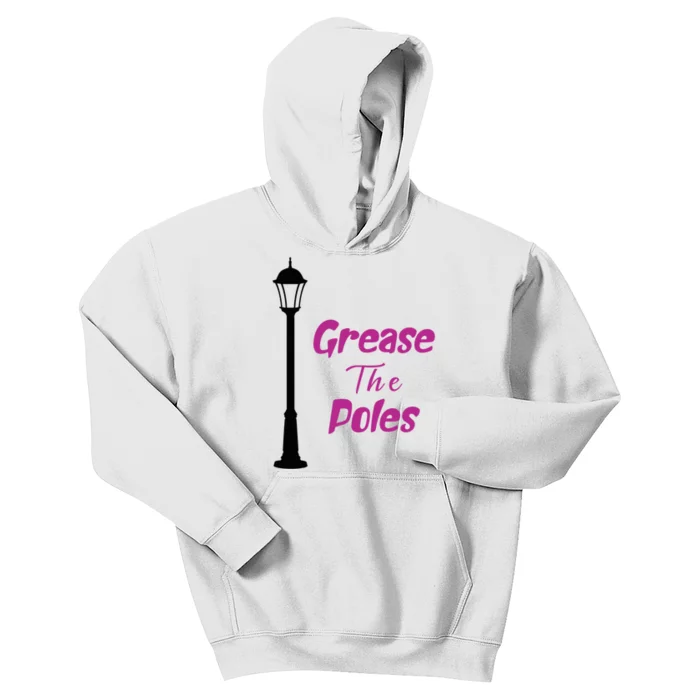 Grease The Poles Philadelphia Baseball Funny Kids Hoodie