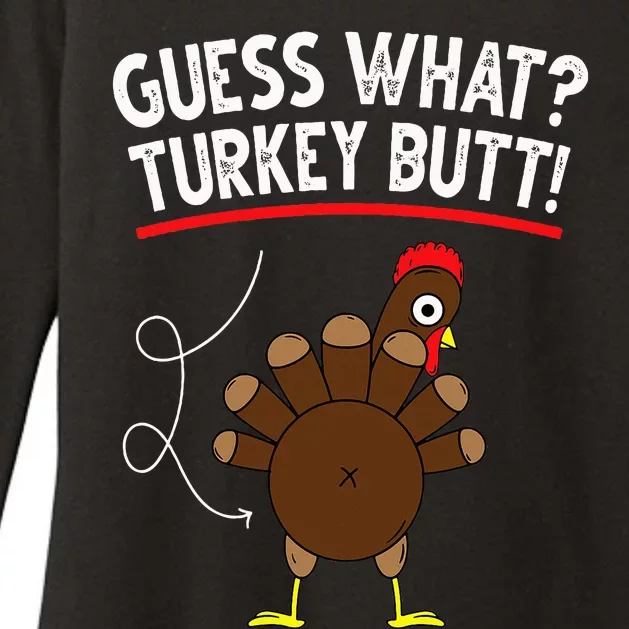 Guess Turkey Pilgrim Thanksgiving Womens CVC Long Sleeve Shirt