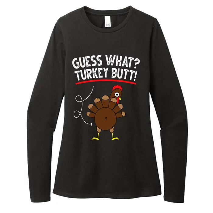 Guess Turkey Pilgrim Thanksgiving Womens CVC Long Sleeve Shirt