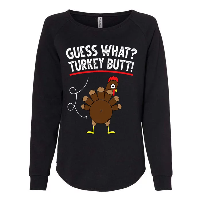 Guess Turkey Pilgrim Funny Thanksgiving Womens California Wash Sweatshirt