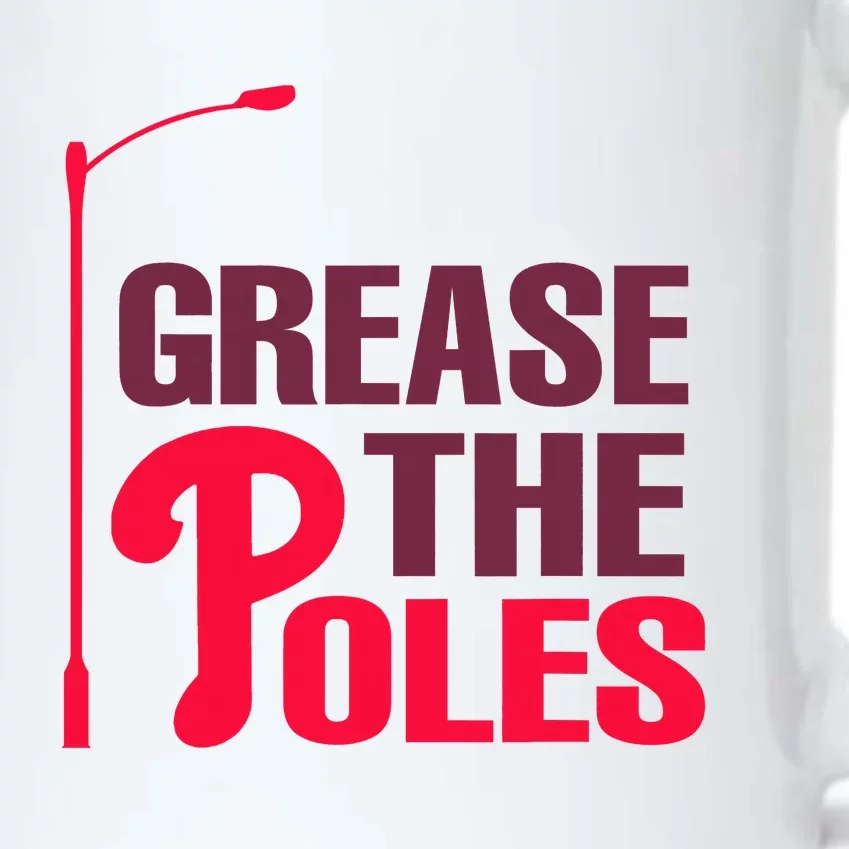 Grease The Poles Philadelphia Baseball Fan Lover Black Color Changing Mug