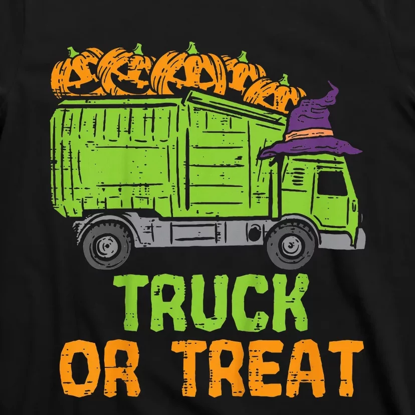 Garbage Truck Pumpkins Baby Halloween T-Shirt