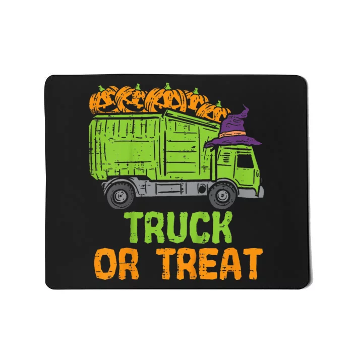 Garbage Truck Pumpkins Baby Halloween Mousepad