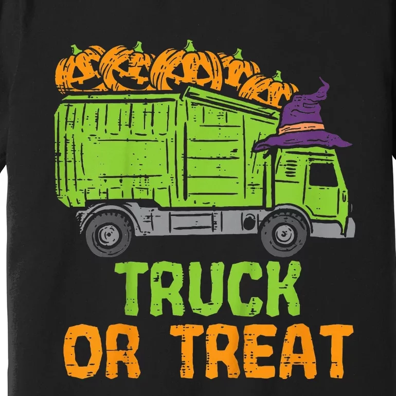 Garbage Truck Pumpkins Baby Halloween Premium T-Shirt