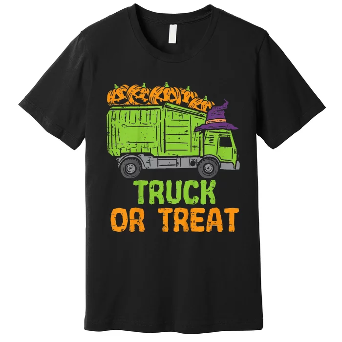 Garbage Truck Pumpkins Baby Halloween Premium T-Shirt