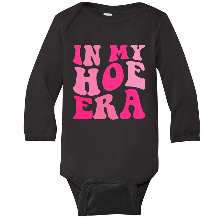 groovy t.aylors Plant  in my hoe e.ra Baby Long Sleeve Bodysuit