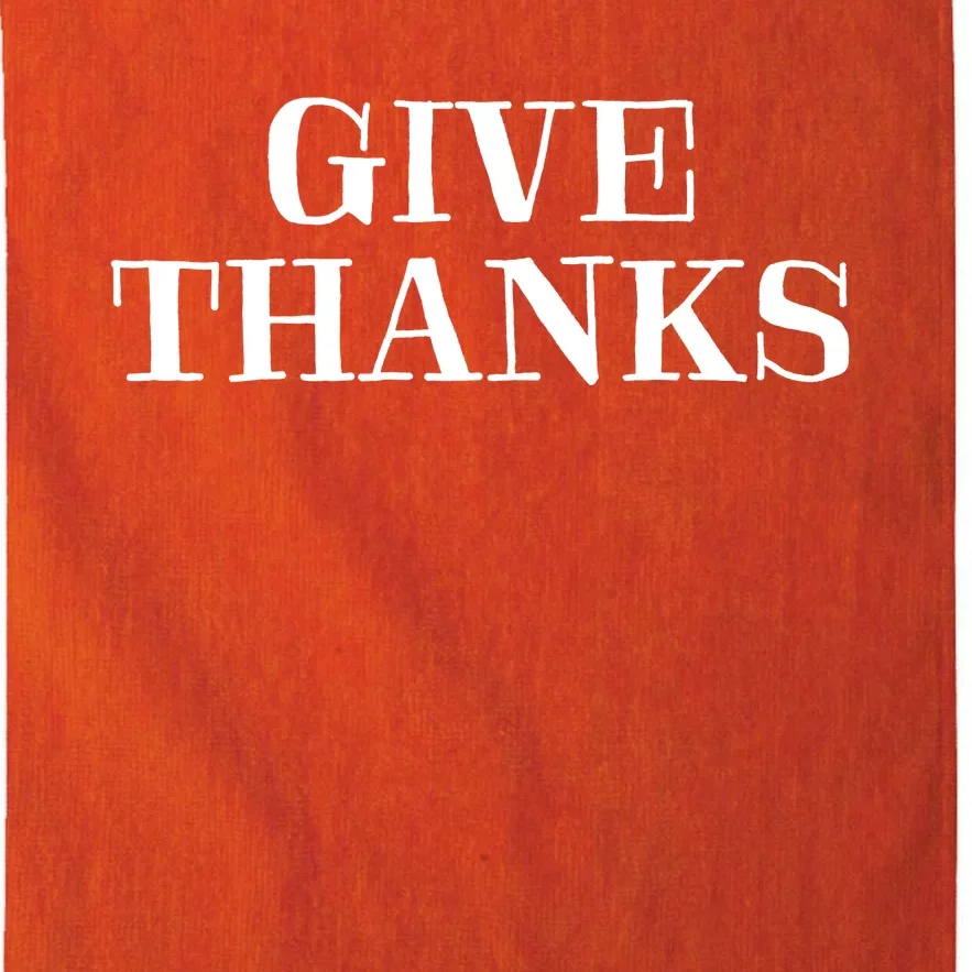 Give Thanks Positive Quote Thanksgiving Platinum Collection Golf Towel