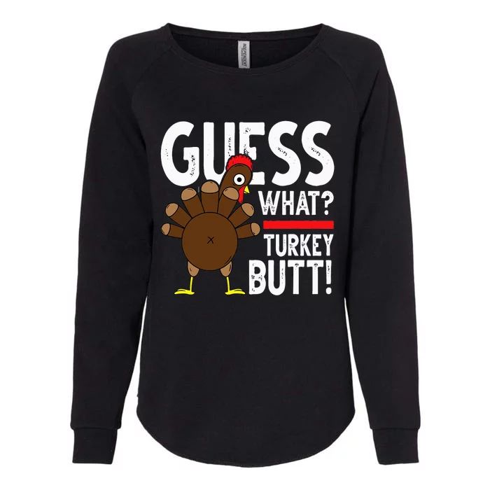 Guess Turkey Pilgrim Funny Thanksgiving Womens California Wash Sweatshirt