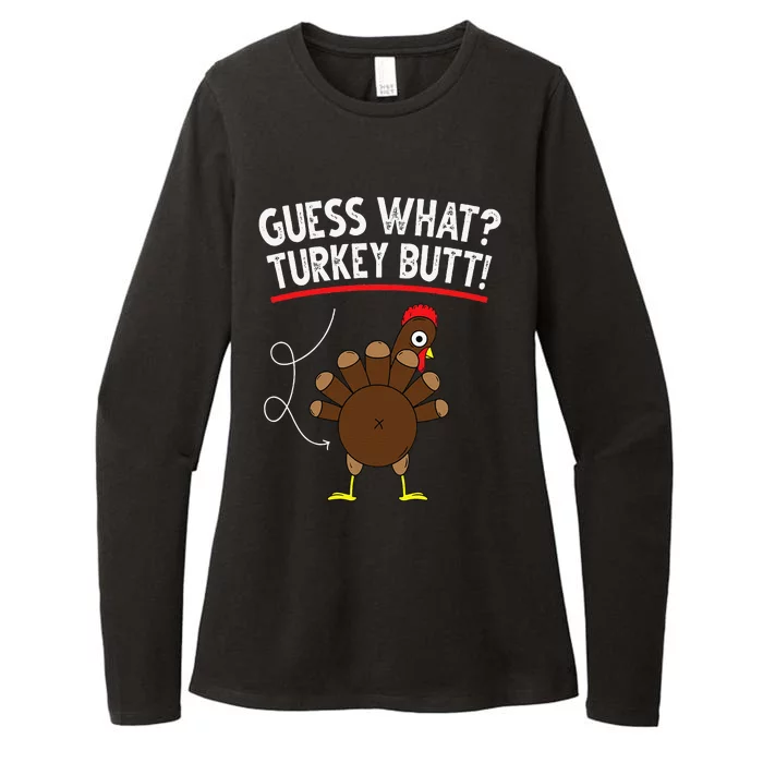 Guess Turkey Pilgrim Funny Thanksgiving Funny Womens CVC Long Sleeve Shirt