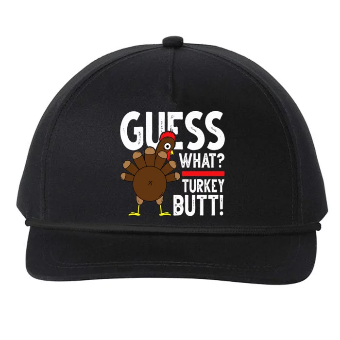 Guess Turkey Pilgrim Funny Thanksgiving Snapback Five-Panel Rope Hat