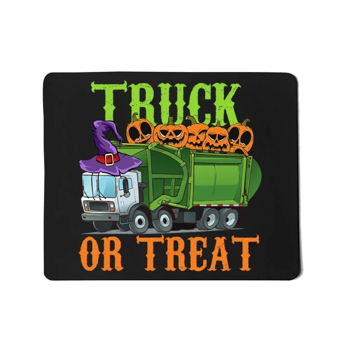 Garbage Truck Pumpkins Baby Halloween Mousepad