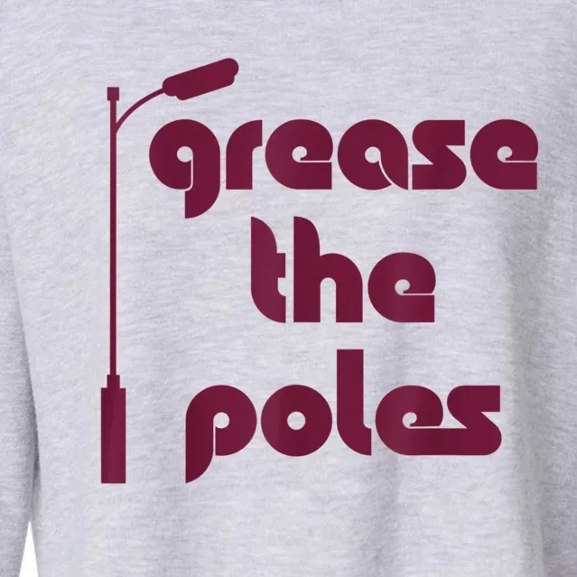 Grease The Poles Philadelphia Cropped Pullover Crew