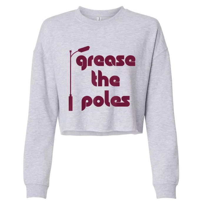 Grease The Poles Philadelphia Cropped Pullover Crew