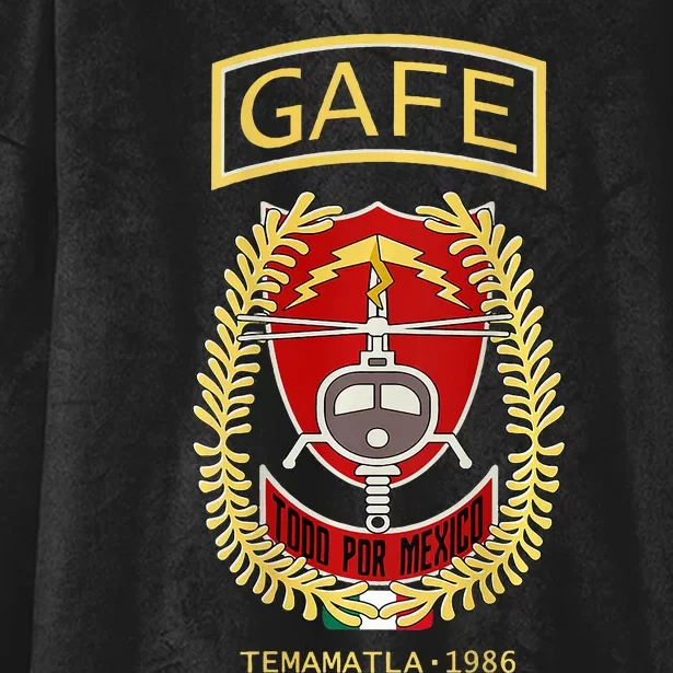 Gafes Tudo Por Mexico Special Force Fuerzas Especiales Hooded Wearable Blanket